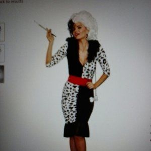 Dreamgirl Women's Dalmatian Diva -- CRUELLA